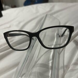 NWT Ralph Lauren Black and Gold Eyewear RL-6140